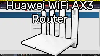 Setting up the Huawei WiFi AX3 WLAN router (DHCP and access point settings)