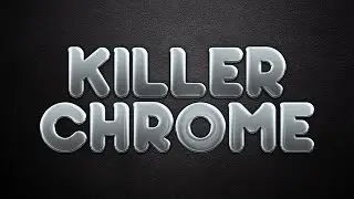Chrome Text in Photoshop – Sleek, Shiny Metal Effect