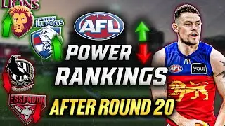 RANKING AFL Teams After Round 20 | Power Rankings 2024