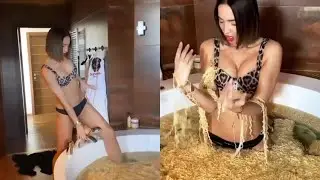 ГОЛАЯ БУЗОВА КУПАЕТСЯ В ВАННЕ  ИЗ ДОШИРАКА!!ЧТО ПРОИСХОДИТ???