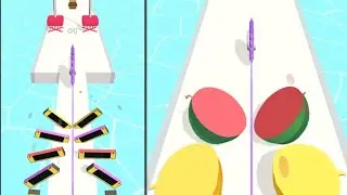 Twin Slicer- Asmr All Levels Gameplay Android, ios #viral #shorts