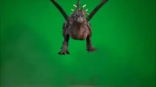 Dragon attack fire free green screen effect video