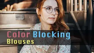 Color Blocking and Print Mixing Blouses | Pattern and Fabric Combos
