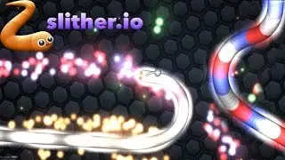 Играем в slither.io 2# НЕ ЛАГАЕТ!!!