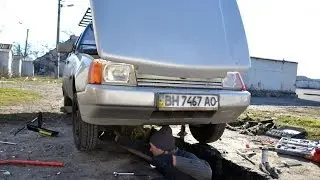 Clutch replacement on a Tavria-Slavuta