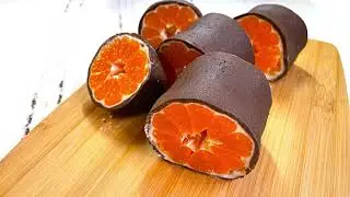 Новогодний десерт за 5 минут, без духовки, без желатина, без муки!