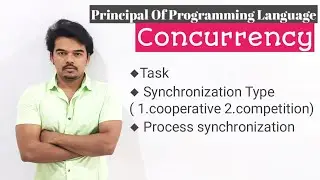 PPL3.3-Concurrency(Part-3) | Task | Synchronization Type | Cooperation & Competition Synchronization