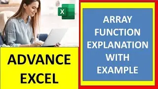 Array function with example | 
