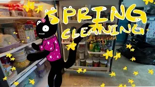 spring cleaning - kitchen edition 🎧🧹🧺🧻🧽