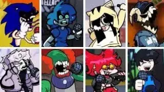 (FNF Sonic.Exe Mod) Too-Slow But Everyone Sing