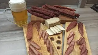 #Вяленные колбаски в электро сушилке .холодное копчение электростатикой