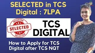 TCS Digital Interview Experience  | TCS Campus Interview | Package 7LPA
