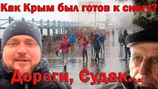 Как Крым переживает снежный апокалипсис?