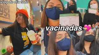 tomei a vacina do covid 🦠💉 *um dia todo comigo* 💖