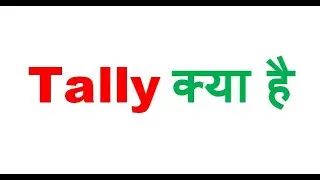 Introduction of Tally