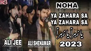 Ayyam e Fatima (s.a) New Noha |Ali Jee & Ali Shenawar| 2022-23|