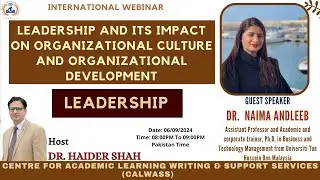 Leadership: Its Impact on Organizational Culture and Organizational Development