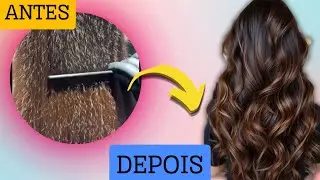 USE ISSO PARA ACABAR COM AQUEBRA DO SEU CABELO! UMECTAÇÃO CREMOSA