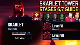 Mortal Kombat Onslaught. How to Beat Skarlet Tower Stages 6 and 7. Skarlet Tower Guide (ft. Khasino)