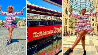 CITY SIGHT SEEING IN NAPOLI - Route A&B | NAPLES |  ITALY | Priscillaz Lounge