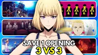 ANIME OPENING BATTLE | 3 VS 3 ✅❌ POPULAR OPENINGS Edition