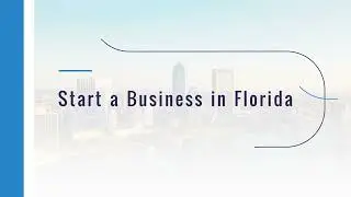 Start a Business in Florida | IncParadise