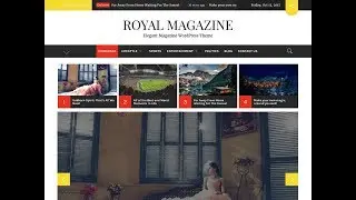 How To Create Magazine Newspaper Website in WordPress - Royal Magazine Theme Customization
