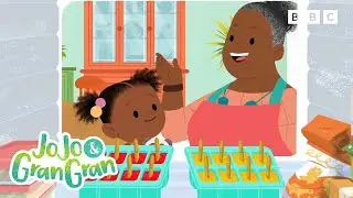 Lollies in the Garden | It's Time to Make Ice Lollies | JoJo and Gran Gran Official