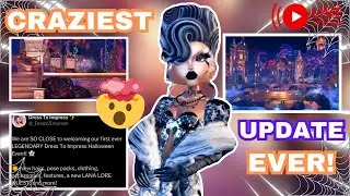 THE DRESS TO IMPRESS HALLOWEEN UPDATE IS CRAZY!!| NEW MAP + QUEST/ HAIRS