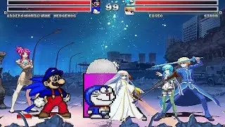 Team andersonkenya1 vs Team Adelina Cano (Kano1) MUGEN Request 4v4 Battle!!!