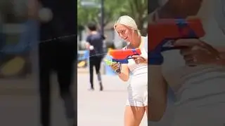 Starting Water Gun Fights With Strangers 💦🔫