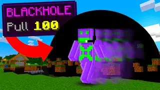 Minecraft But A Black Hole Chases Me...