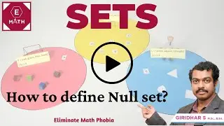 How to define Null set?