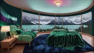 🌲🌊😴 Drift into Blissful Sleep with Rain Sounds in your Lake Louise Cabin