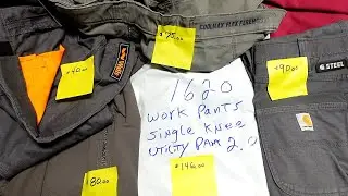 Work Pants: Waists and Cuffs on 1620, Truewerk, Duluth, Walls, Carhartt