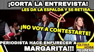 ¡ENFURECIDA CORTA LA ENTREVISTA!
