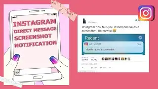 Instagram DM screenshot notification ---Don't take screenshots inside direct messages (2019)