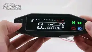 Digital Speedometer M09 – LCD Tab Style – Colourful Display – Fuel Battery Health Gear RPM Speed