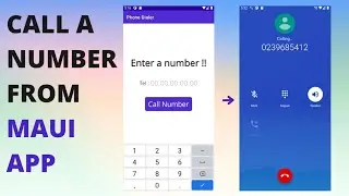 CALL A NUMBER FROM MAUI APP ( OR XAMARIN APP)  .NET | .MAUI | SOURCE CODE