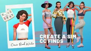 Comic Book Writer // SIMS 4 CC Create a Sim