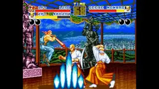 [PS2/Arcade] Garou Densetsu (Fatal Fury) - Billy Kane & Geese Howard in Arcade Mode