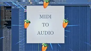 How To Convert MIDI To Audio🙌 - FL Studio Tutorial