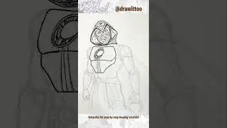 Quick timelapse of my inking my Moon Knight drawing. Tutorial up now! 