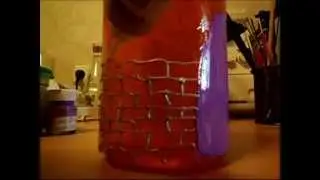Украшаем бутылку. Легко и быстро.