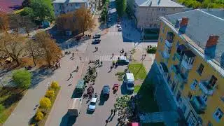 Донбасс Бахмут Центральная площадь города ярмарка