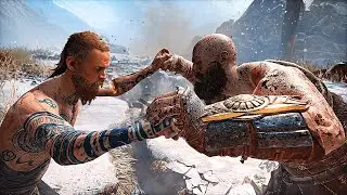 Kratos Fights Baldur For The First Time!