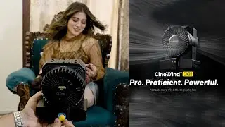Wind Hair Blower For Videography & Photography | Nitecore CineWind CW30
