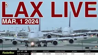 LAX LIVE | PLANESPOTTING FROM THE ECONOMY PARKING GARAGE, BACK TO BACK LUFTY
