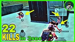 22 KILLS ⚡ in 3 seconds 🔥|1v3 in end | BGMI| PUBG MOBILE