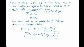6.3 The Bohr Model of the Hydrogen Atom Part 2